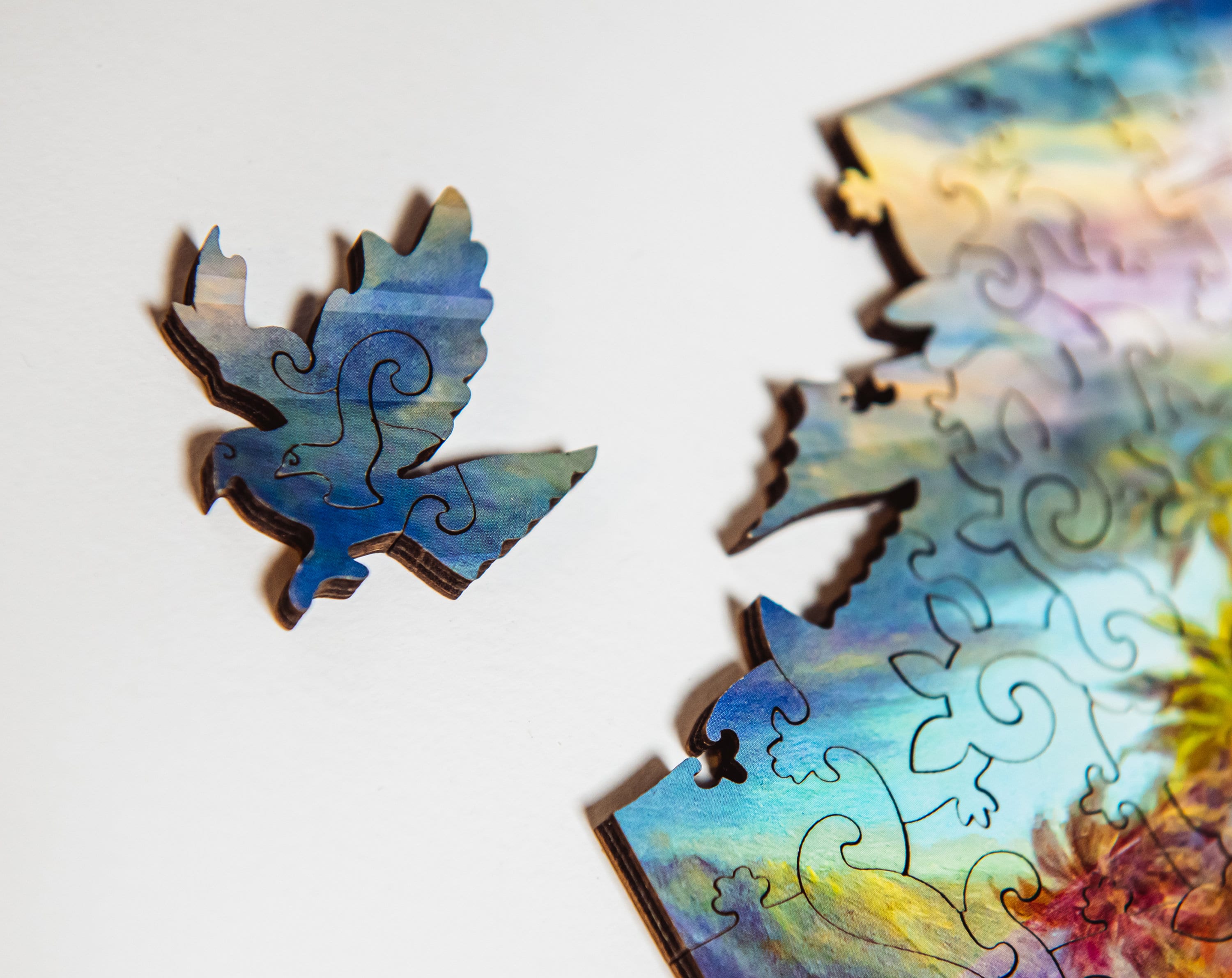 Wood Puzzle For Adults 700 Pcs Custom Jigsaw Puzzles Peace On Etsy