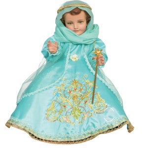 Trajecito de Nino de Belen para Niño Dios con accesorios Incluidos/Baby Jesus Outfit