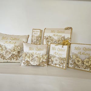Set de Cojines para Quinceanera/Custom made Pillow Set/ Set de Cojines para Quinceanera Custom Sweet Sixteen Set Quinceanera Pillow Set