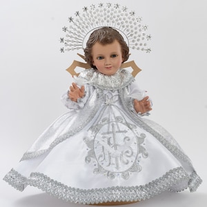 Trajecito de Espíritu Santo para Niño Dios con accesorios Incluidos/Baby Jesus Outfit