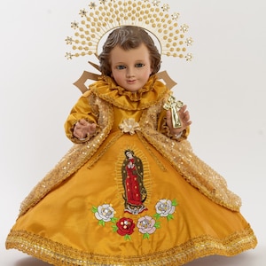 Trajecito Guadalupano para Niño Dios con accesorios Incluidos/Baby Jesus Outfit