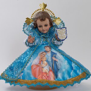 Trajecito Sagrada familia para Niño Dios con accesorios Incluidos/Baby Jesus Outfit