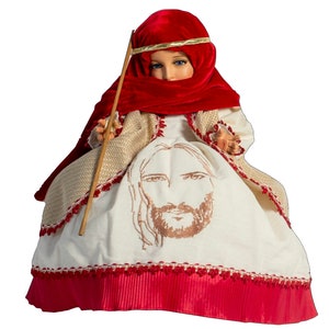 Trajecito Nazareno  para Niño Dios con accesorios Incluidos/Baby Jesus Outfit 2023