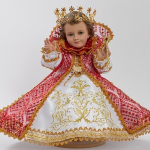 Trajecito de Cristo Rey para Niño Dios con accesorios Incluidos/Baby Jesus Outfit