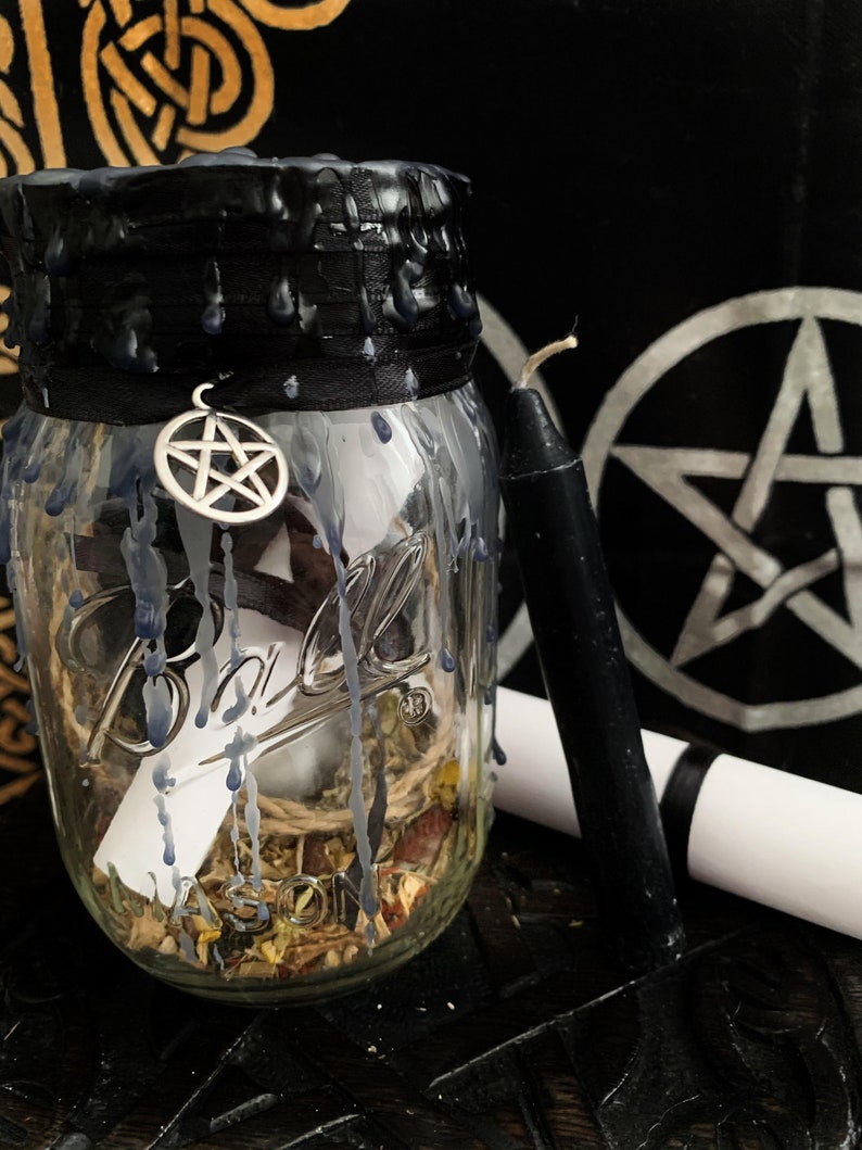 Witch Protection Spell Jar | Etsy