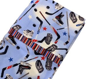 Pillowcase Novelty Hockey Skates Patterned French Seam