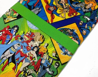 Pillowcase Novelty Superhero Pattern French Seam