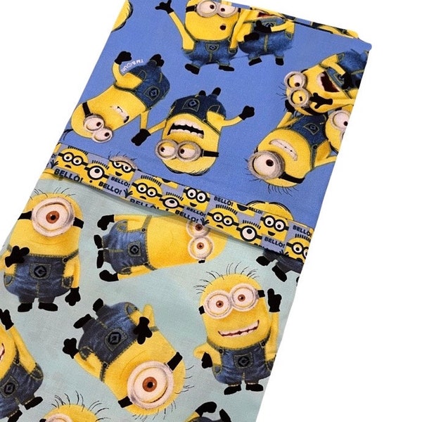 Pillowcase Novelty Minion Pattern French Seam