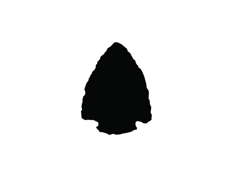 Arrowhead SVG PNG JPEG Indian Arrowhead Digital Graphic Clip | Etsy