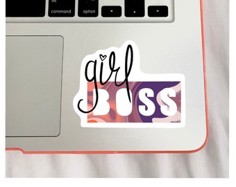 Pegatina de Girl Boss / Soy una jefa / Mujeres empoderadas / Poder femenino / Las chicas apoyan a las chicas / Feminista