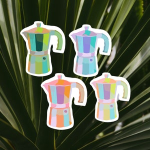 Greca Sticker | Greca Boricua | Moka Pot | Espresso Maker |
