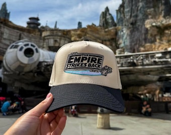 Star Wars Empire Strikes Back Hat for Disneyland & Disney World | Disney Hat | Star Wars Themed Cap | Perfect for Disney Park Visitors