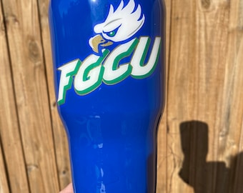 FGCU Florida Gulf Coast University Custom stainless steel cup tumbler yeti