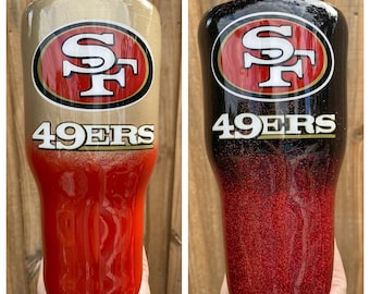 San Francisco 49ers NFL Custom stainless steel cup tumbler yeti