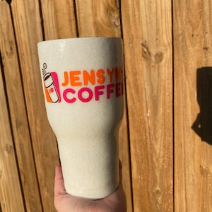 Dunkin Donuts Coffee Custom stainless steel cup tumbler yeti