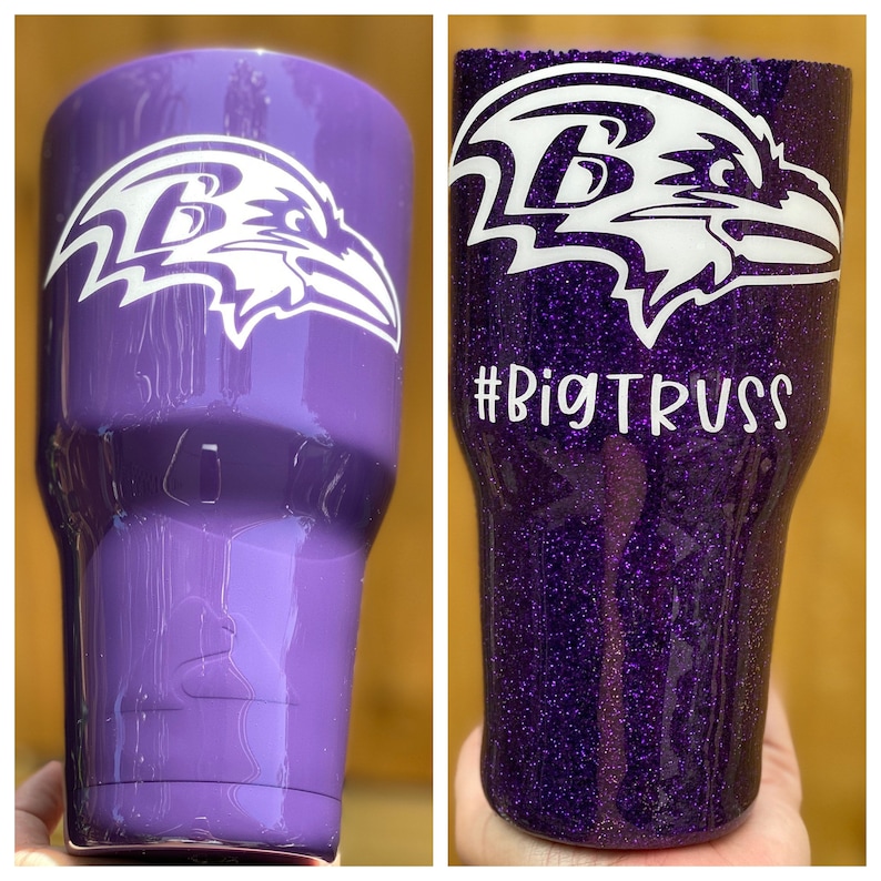 NFL Custom stainless steel cup tumbler yeti rtic ozark Etsy
