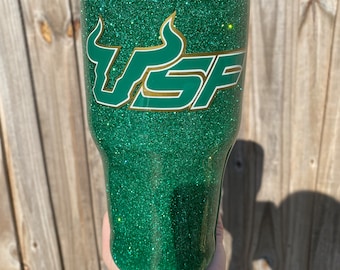 USF University of South Florida Custom stainless steel cup tumbler yeti