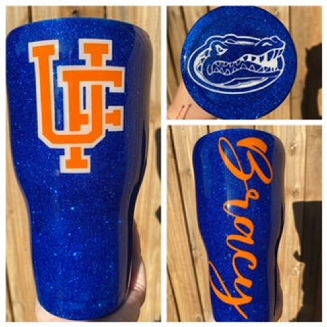 University of Florida Gators Custom Stainless Steel Cup Tumbler Yeti - Etsy