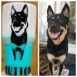 Yeti Laser Engraved Authentic Tumbler ROTTWEILER Dog Mom 