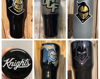 UCF University of Central Florida College Custom stainless steel cup tumbler yeti