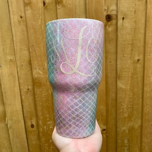 Mermaid Custom stainless steel cup tumbler yeti