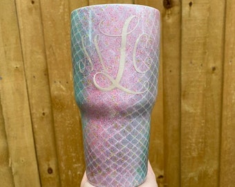 Mermaid Custom stainless steel cup tumbler yeti