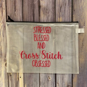 Cross Stitch Project Bag