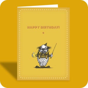 面白い誕生日カード | 説明 | 皮肉 | イラスト | 一緒に読む | パーティー | 対面カード