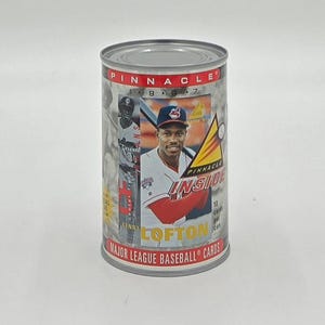 Lata coleccionable de tarjetas de béisbol Pinnacle Inside MLB de 1997 (10 tarjetas) de Kenny Lofton