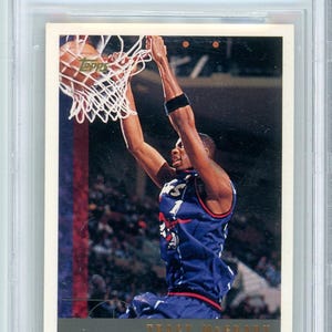 1997/98 Topps Tracy McGrady Graded Rookie Karte #125 BGS 9