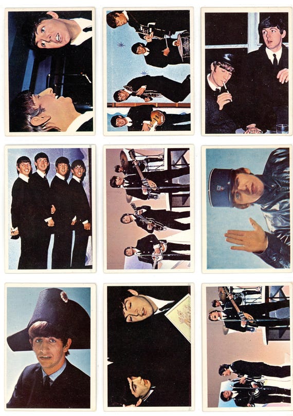 1964 Topps the Beatles Diary Trading Card Complete Set (60 Cards