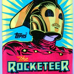 1991 Topps Rocketeer Sammelkarten Set