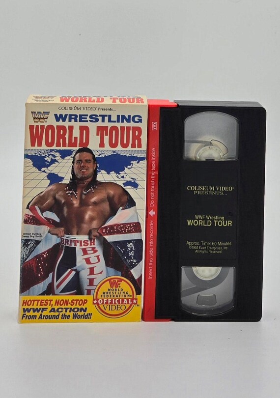 1992 WWF Wrestling World Tour VHS Tape - Etsy