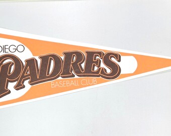 Fanion XL France Football 1981 – Dédicacé Hidalgo – Vintage Wimpel Pennant