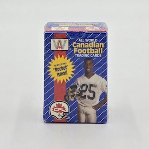 1991 All World American Football Sammelkarten-Box (110 Karten)