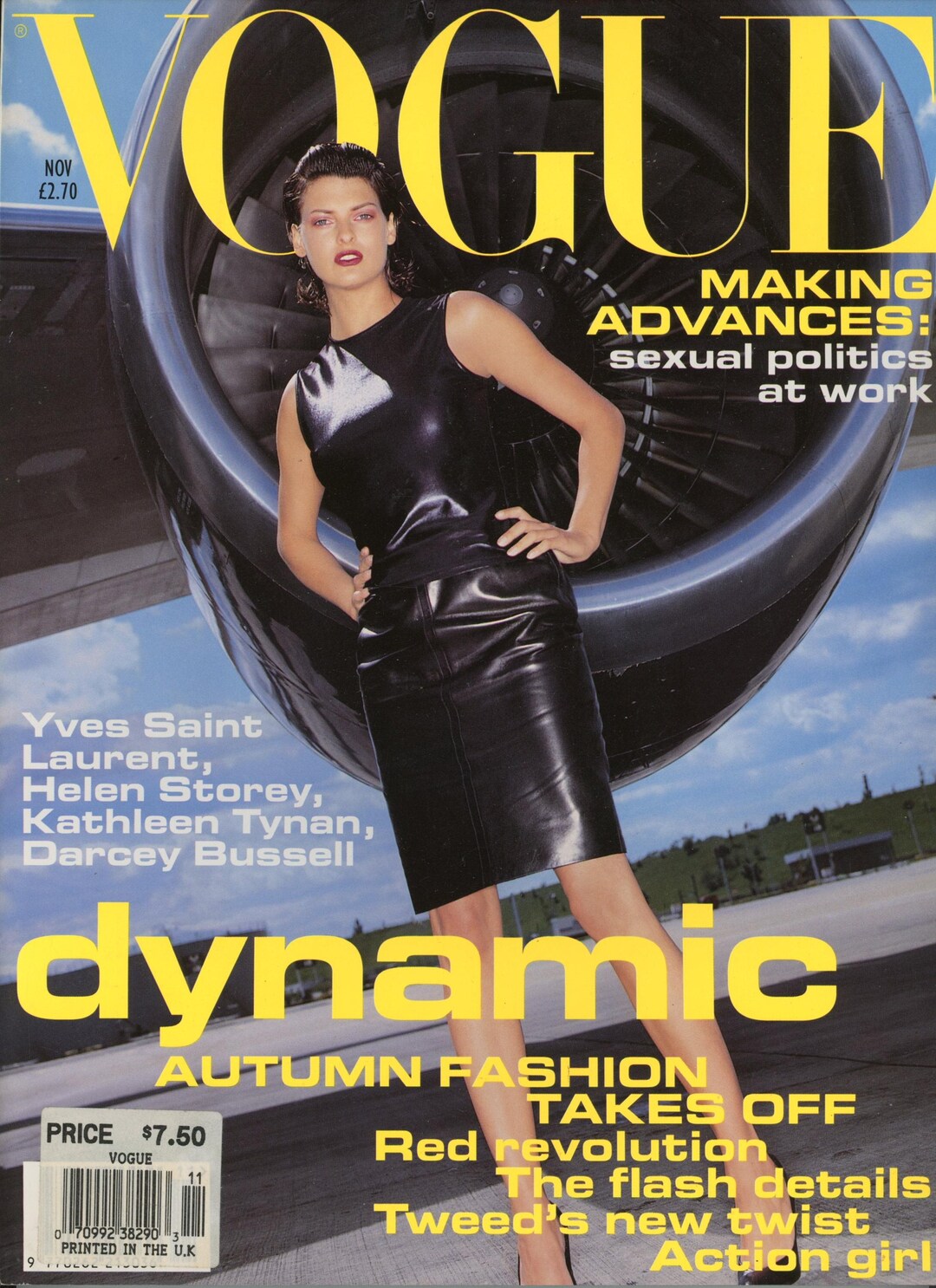VOGUE 英国版 1994年1月号 ヴィンテージ雑誌 Vogue U.K. Vintage Fashion Magazine (november, 1994) Fair