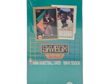 Caja de cera para tarjetas de baloncesto Skybox Serie 2 1990/91 (36 paquetes) sellada