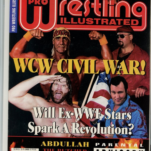 Pro Wrestling Illustrated Annual Magazine (February, 1995) WCW Civil War, Hulk Hogan