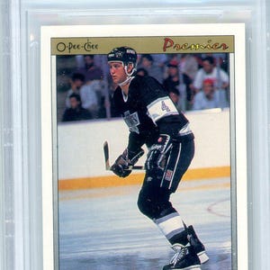 1990/91 O-Pee-Chee OPCPremier Rob Blake Graded Card BGS 9