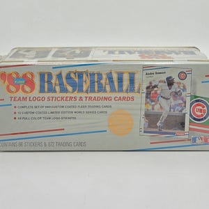 Juego completo de béisbol Fleer Glossy de 1988 (672 tarjetas)