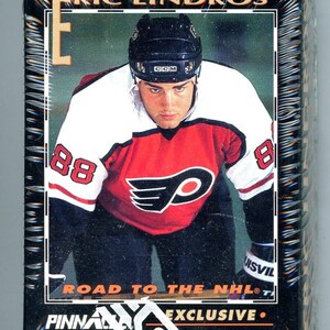1992 Score Pinnacle Eric Lindros Road to the NHL Exclusive Komplettset (30 Karten) Versiegelt