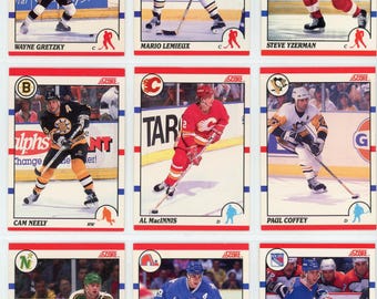 1990/91 Score Canadian Bilingual Hockey Card Complete Set (440 Cards)