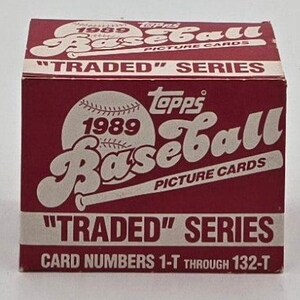 1989 Topps Baseball Card Traded Set (132 Cards)