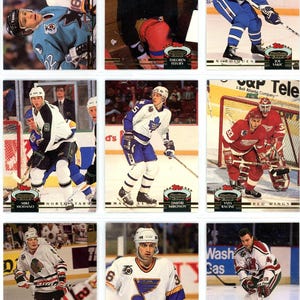 1992/93 Topps Stadium Club Hockey Card Komplettset (250 Karten)