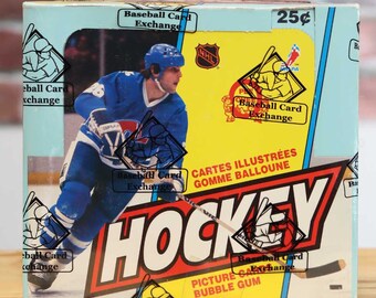 1983/84 OPC O-Pee-Chee Hockey Card Wax Box (48 Packs) BBCE Aurhenticated