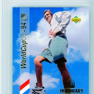 1993 Oberdeck Fußball Vorschau Wayne Gretzky Ehrenkapitän Graded Card PSA 8.5