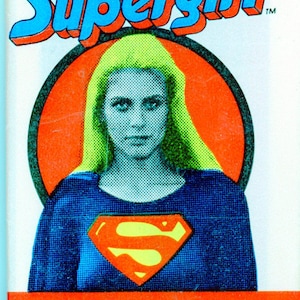 1984 Topps Supergirl Sammelkarten Wachspackung