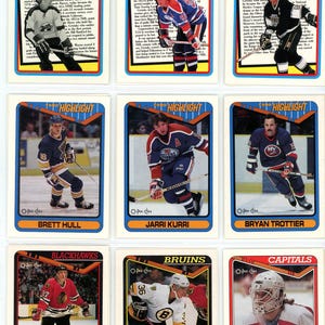 1990/91 OPC O-Pee-Chee NHL-hockeykaarten complete set + Russische Super Series-inzetstukken (550 kaarten)