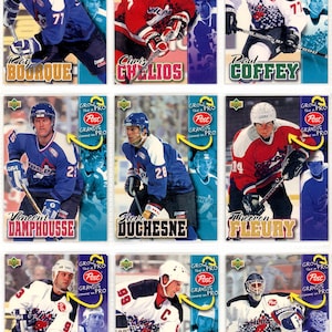 1996/97 Upper Deck Post Cereal Grow Like a Pro Jeu complet de cartes de hockey (24 cartes)