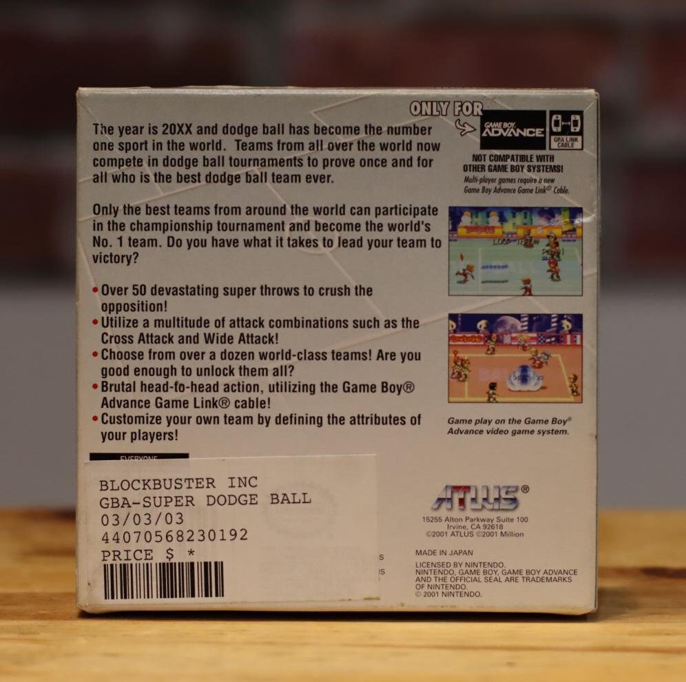Super Dodge Ball Original Nintendo Gameboy Advance Videospiel - Etsy.de